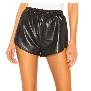 Leather Shorts Tie Superdown